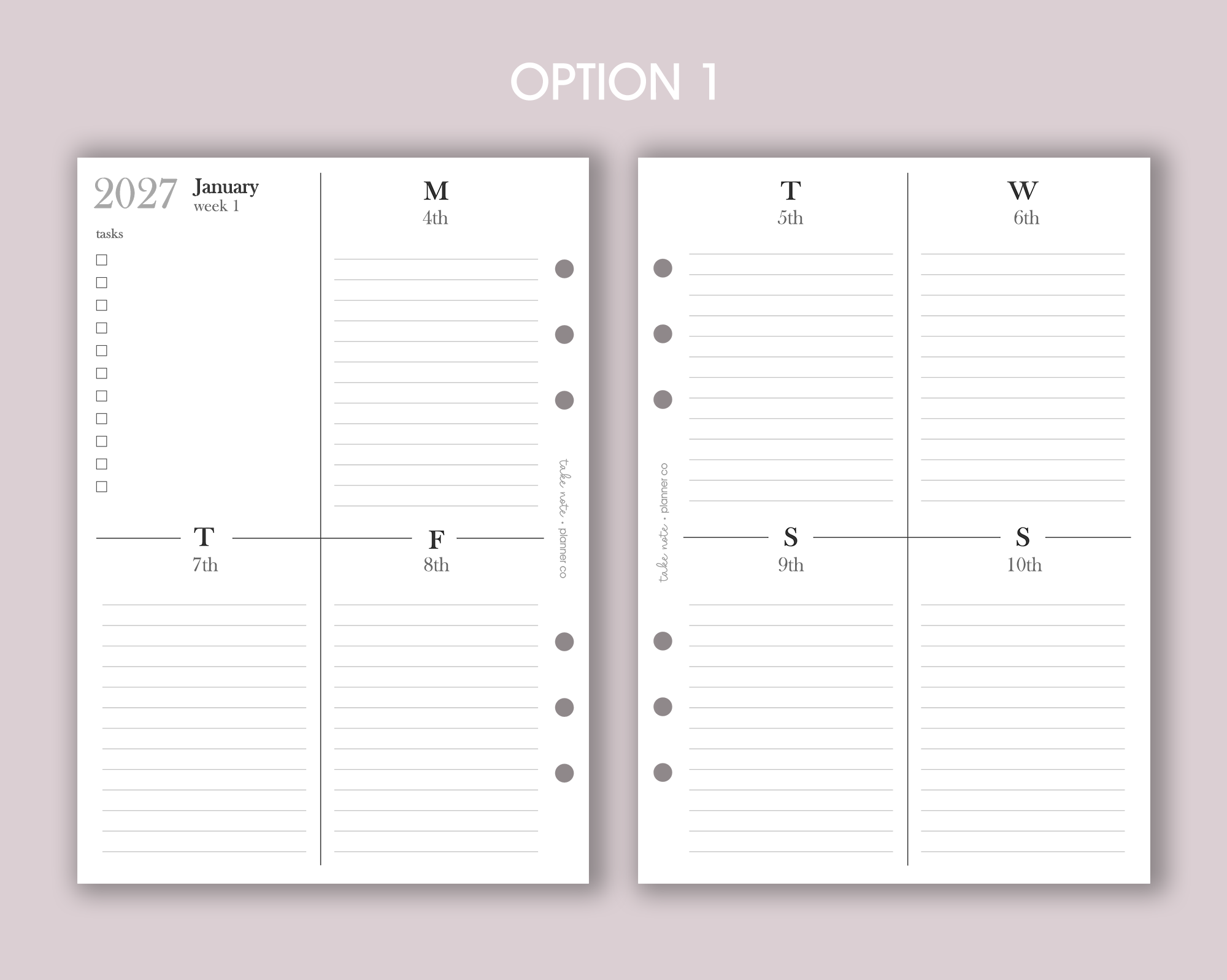 Dated Weekly Inserts <!---minimal:WEEK3-->