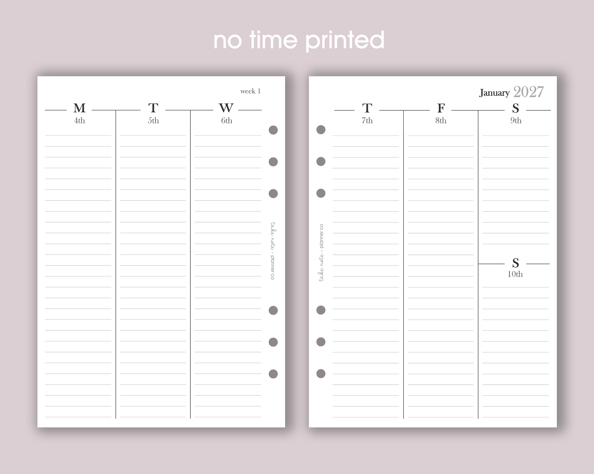 Dated Weekly Inserts <!---minimal:WEEK5-->