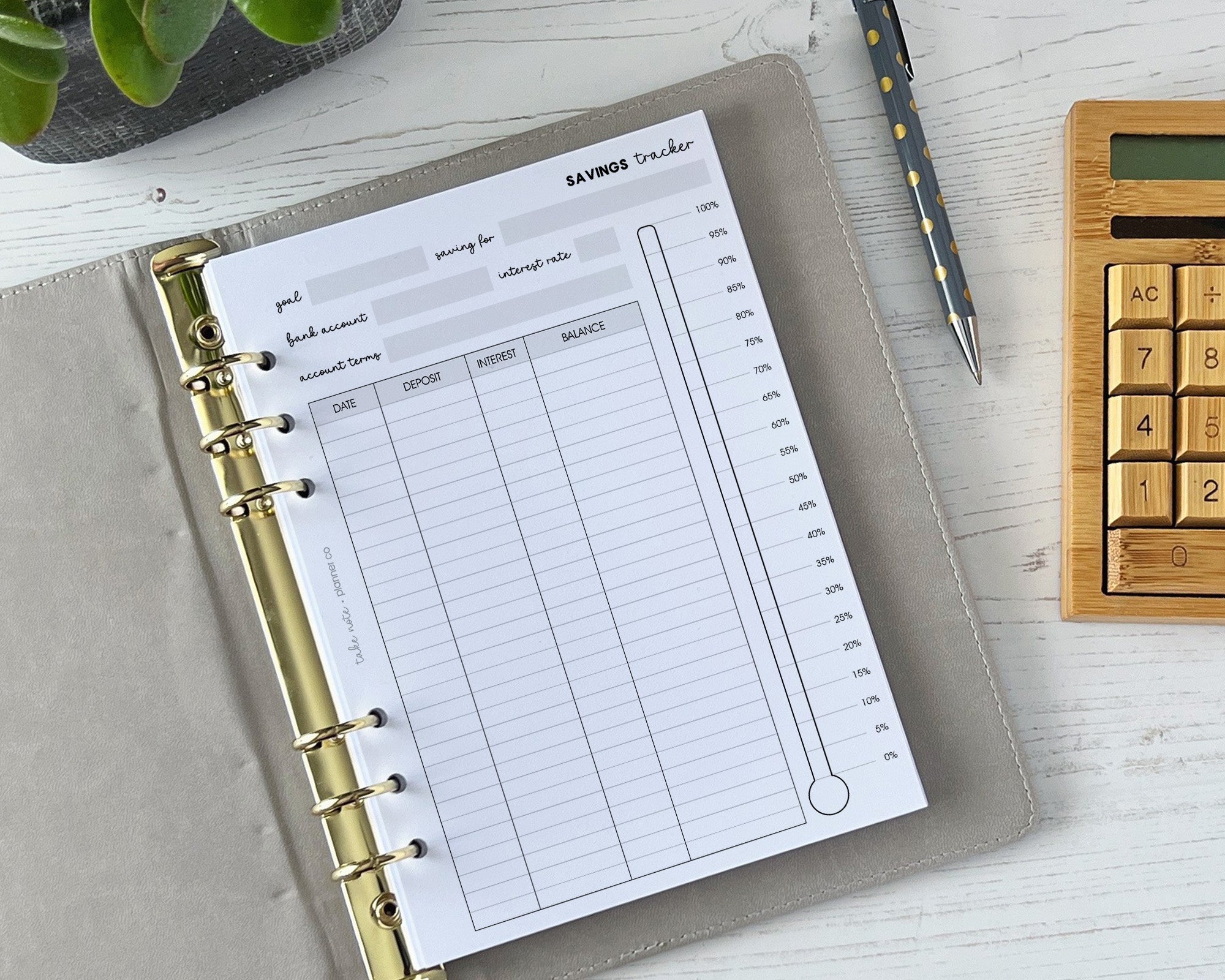 Savings Tracker Inserts <!---savings4-->